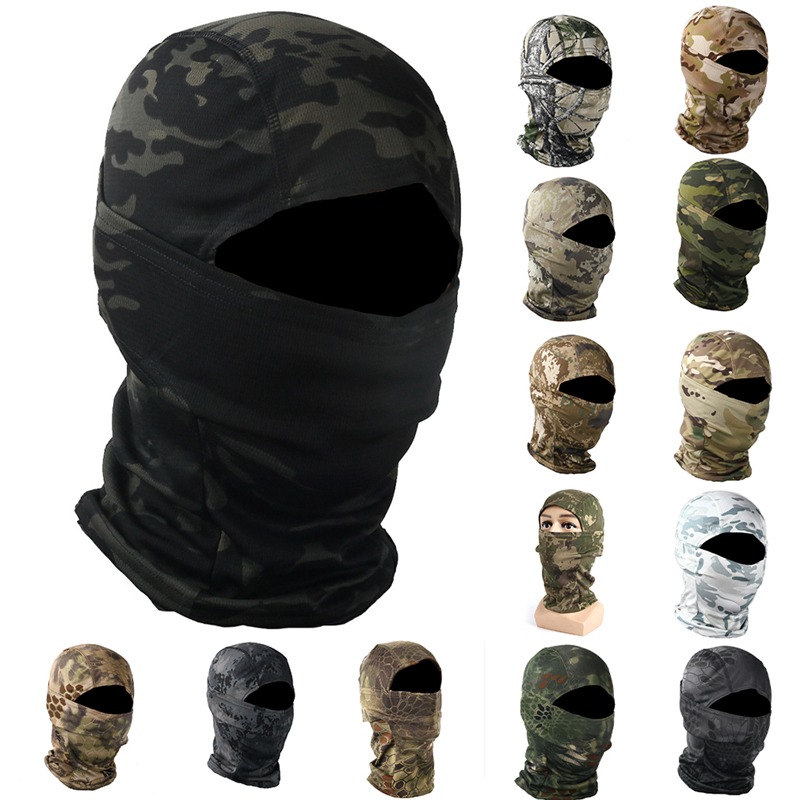 Balaclava Ski Mask - Camouflage Balaclava 3D Face Mask Suit