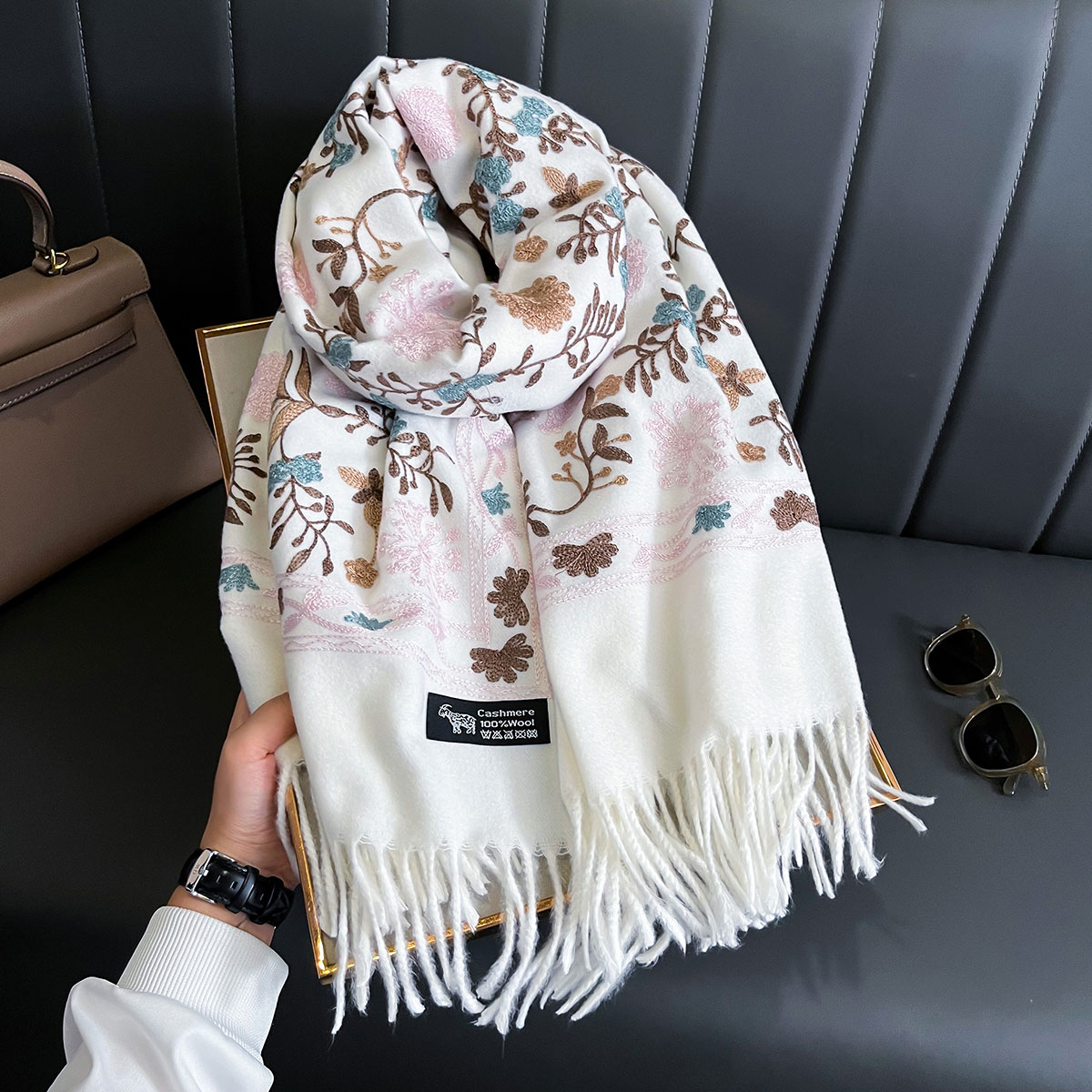 Cashmere Pashmina Wrap - New Winter Warm Cashmere Scarf for