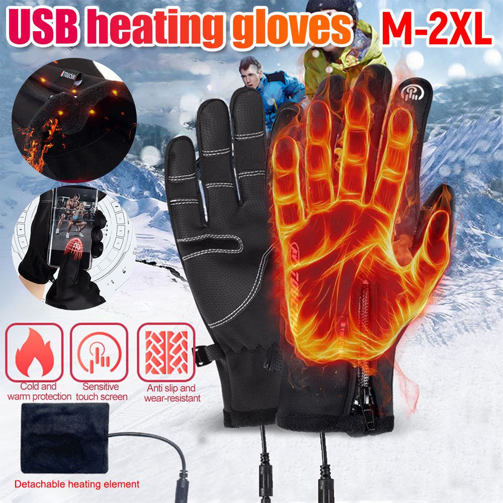 Winter Ski USB Heated Gloves T – обзор и цена Touch Screen Gloves