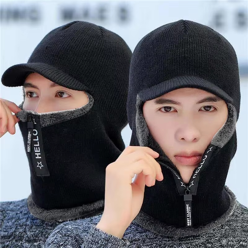 New Men Winter Warm Wool Hat O – обзор и цена Wool Scarf Men
