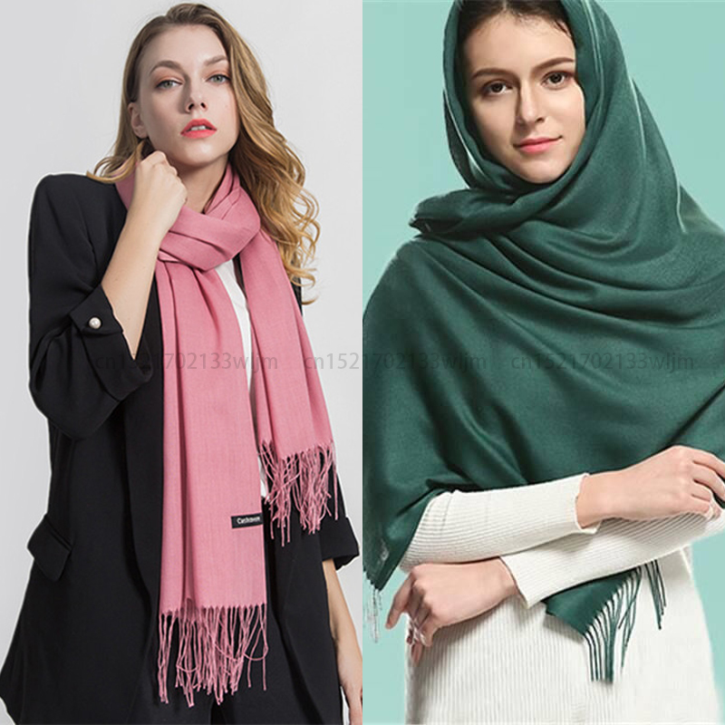 2024 Fashion Winter Women Scar – обзор и цена Cashmere Pashmina Wrap