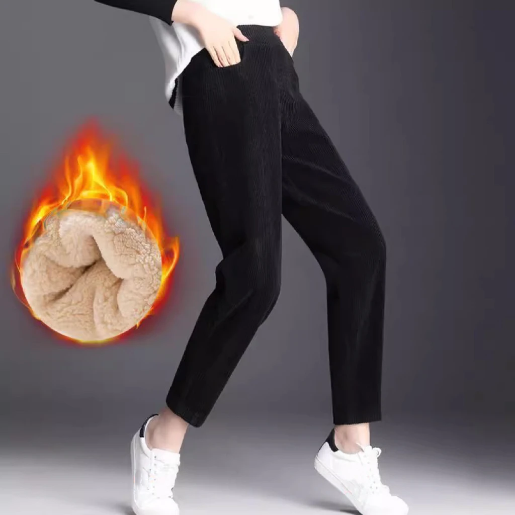 1pcs Women Autumn Winter Plush – обзор и цена Corduroy Pant Warm