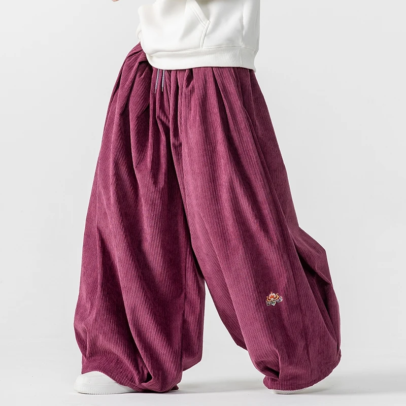 Men Corduroy Wide Leg Pants Me – обзор и цена Corduroy Pant Warm