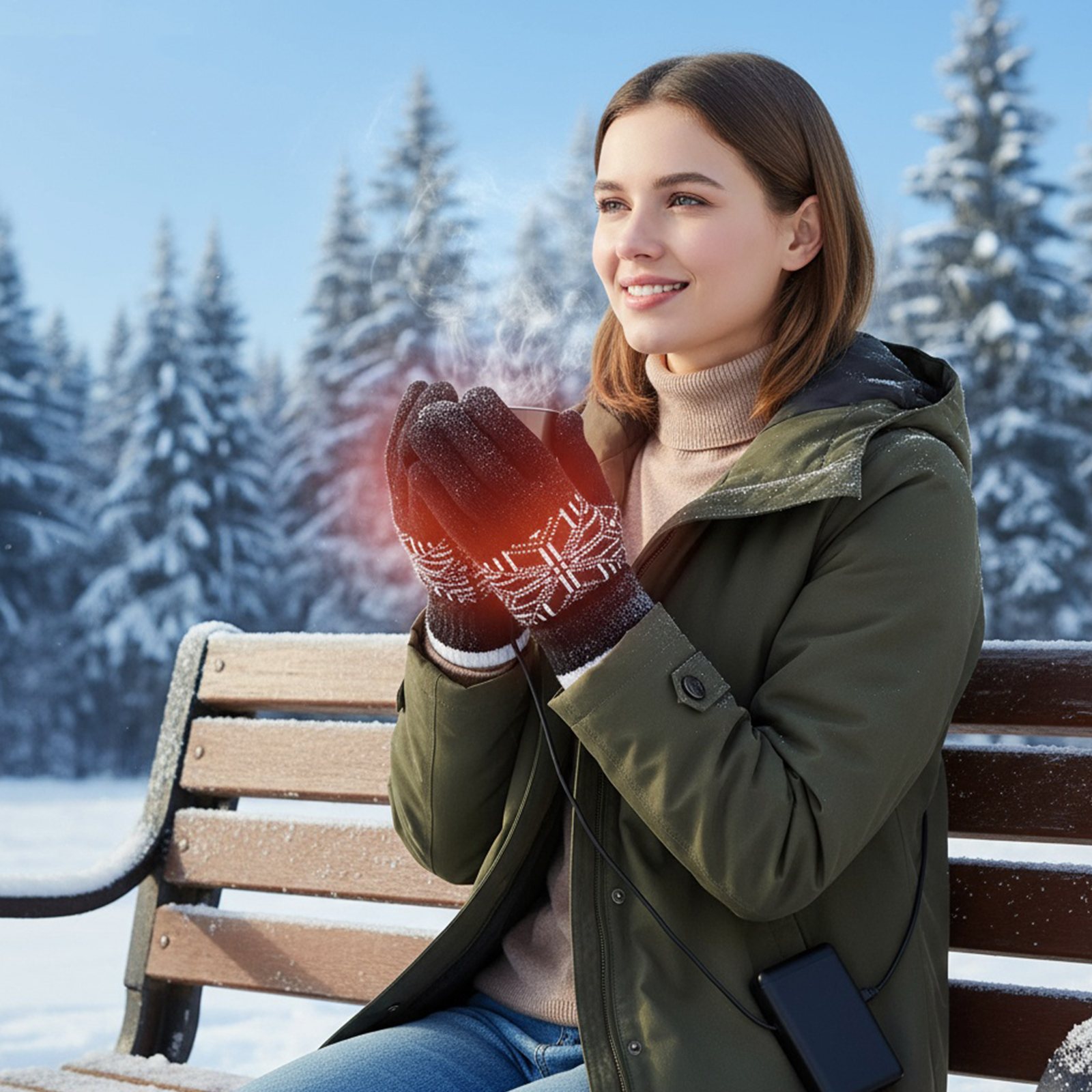 USB Touchscreen Hand Warmer Wi – обзор и цена Touch Screen Gloves