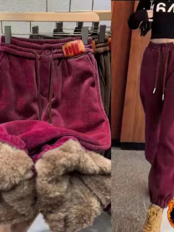 Winter New plus Size Corduroy  – обзор и цена Corduroy Pant Warm