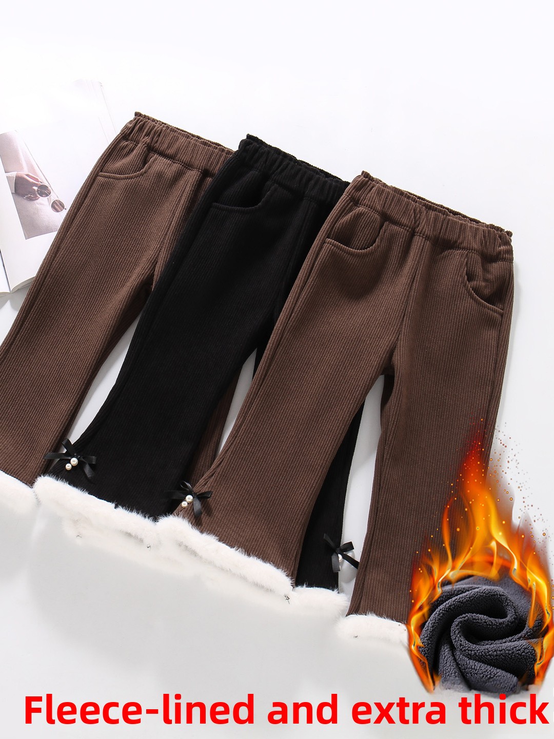 Thiened Fce Children's Bell Bo – обзор и цена Corduroy Pant Warm