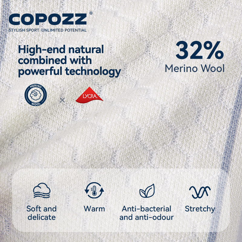 COPOZZ New Winter Ski Socks Me – обзор и цена Thermal Sock Wool