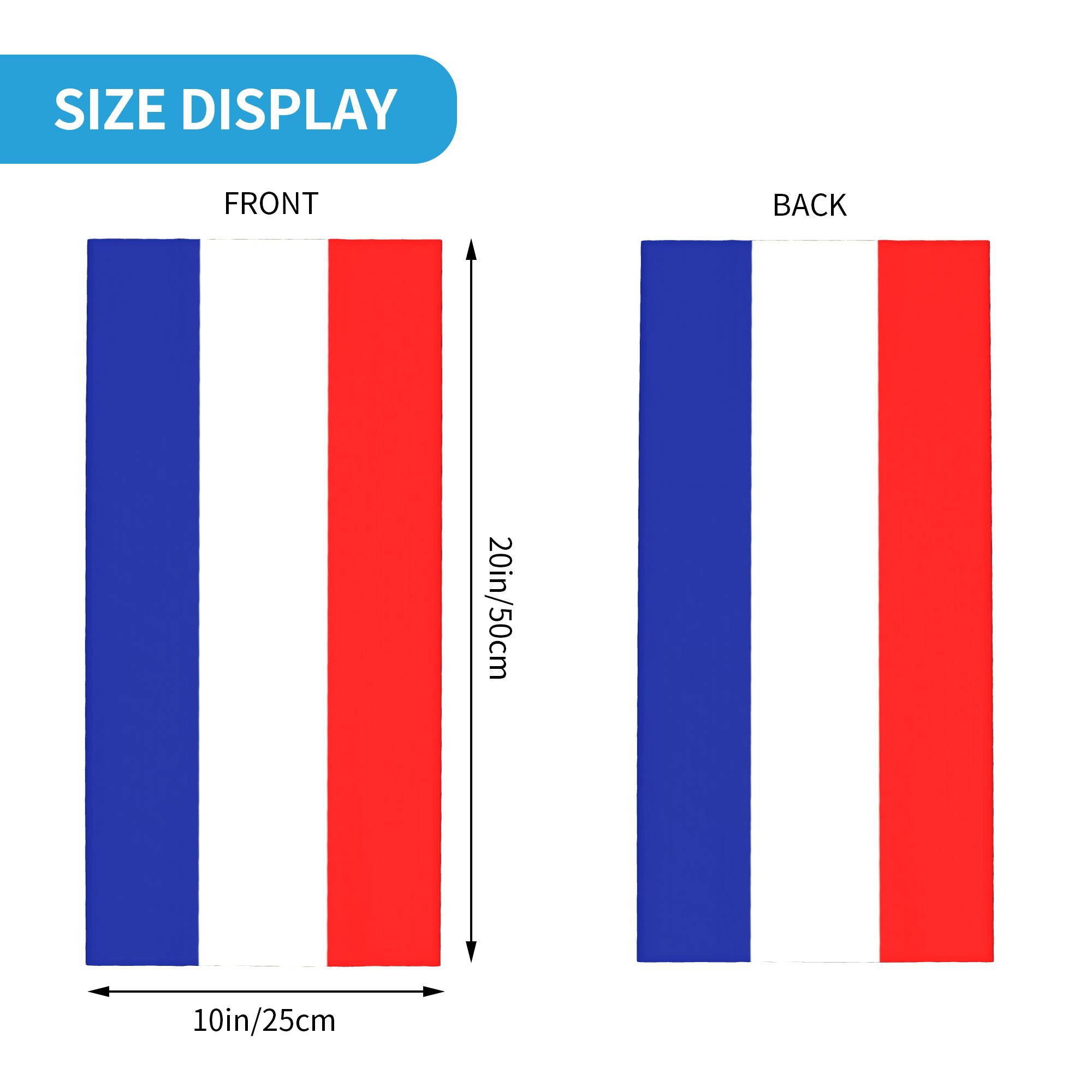 Custom French Flag France Band – обзор и цена Neck Gaiter Fleece
