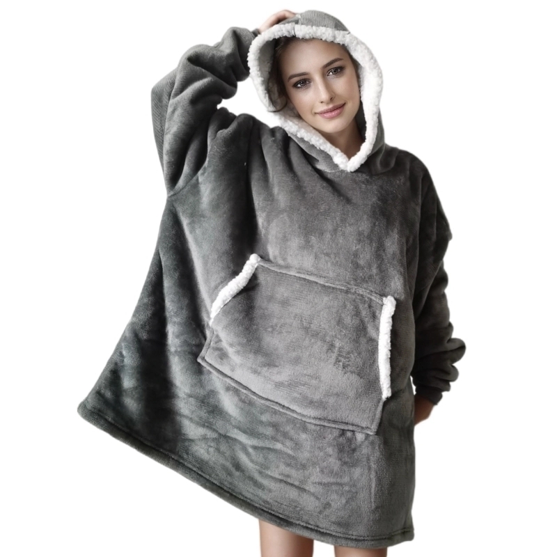 Wearable Adult Super Soft Flan – обзор и цена Sherpa Hoodie Fleece