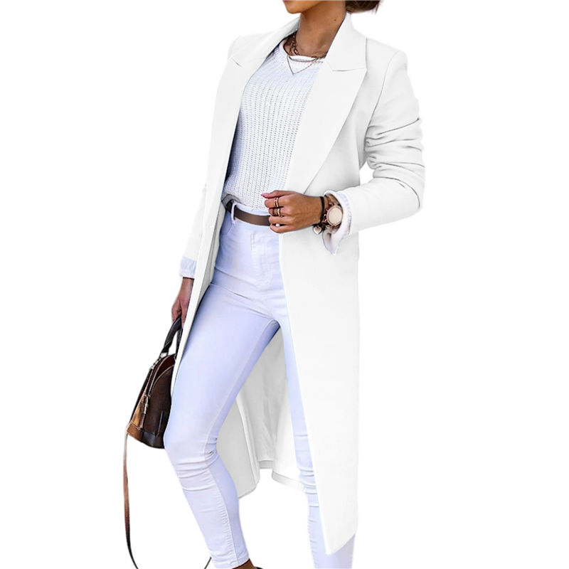 CYCLI-Women Long Wool Coats Fo – обзор и цена Wool Coat Peacoat