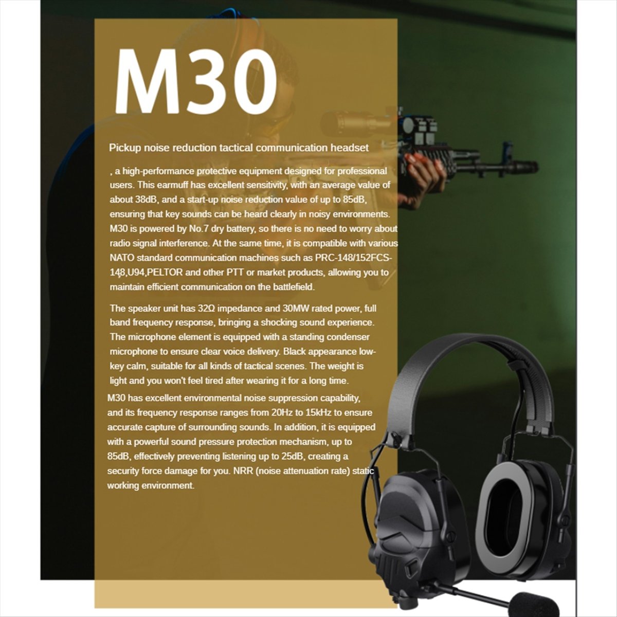 A64I  Headset with Microphone  – обзор и цена Earmuffs Foldable