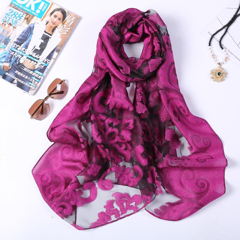 Hot Selling 180*70 Organza Sil – обзор и цена Shawl Wrap Winter
