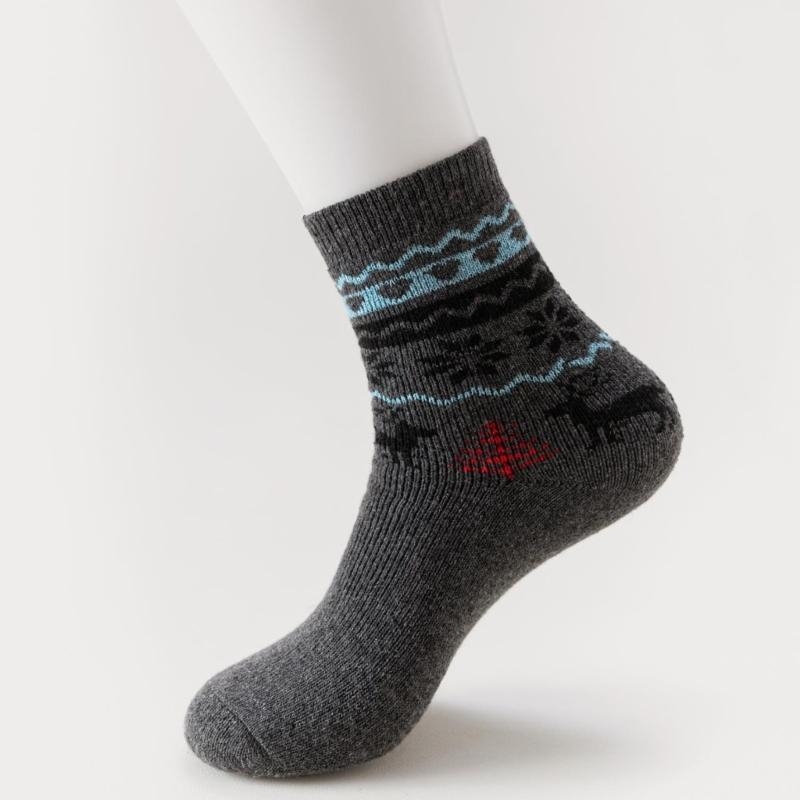 5 Pairs Men's Faux Wool Socks  – обзор и цена Thermal Sock Wool