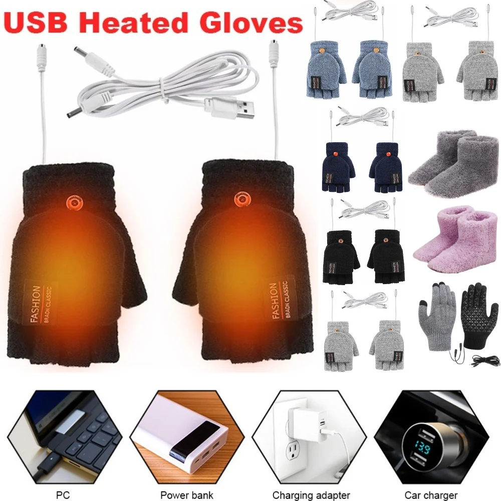 USB Electric Heated Gloves Win – обзор и цена Touch Screen Gloves