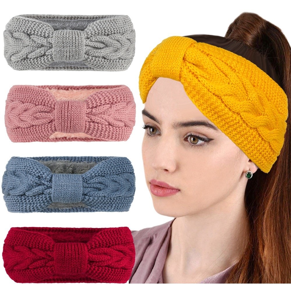Winter Knitted Women Headbands – обзор и цена Winter Headband Fleece