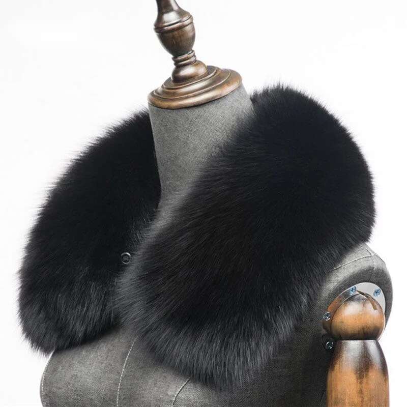 Winter Natural Fox Fur Scarf S – обзор и цена Shawl Wrap Winter