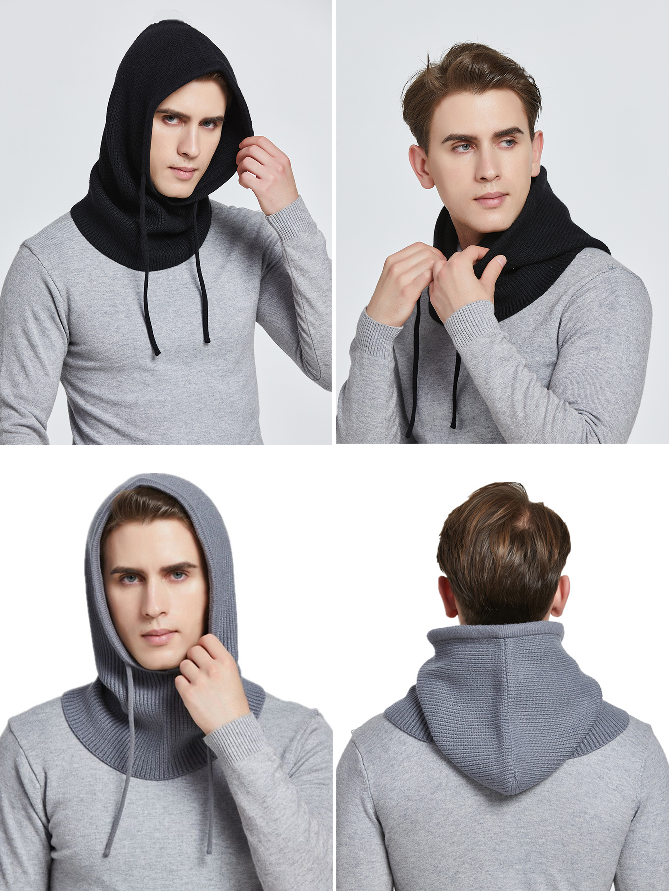 Knitted Wool Balaclava Skullie – обзор и цена Wool Scarf Men