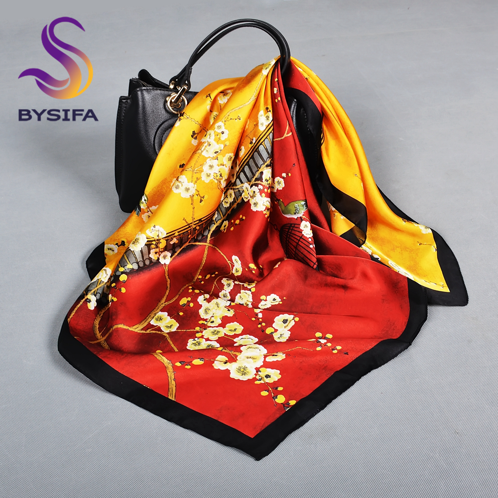 BYSIFA Letters Silk Scarf Shaw – обзор и цена Shawl Wrap Winter