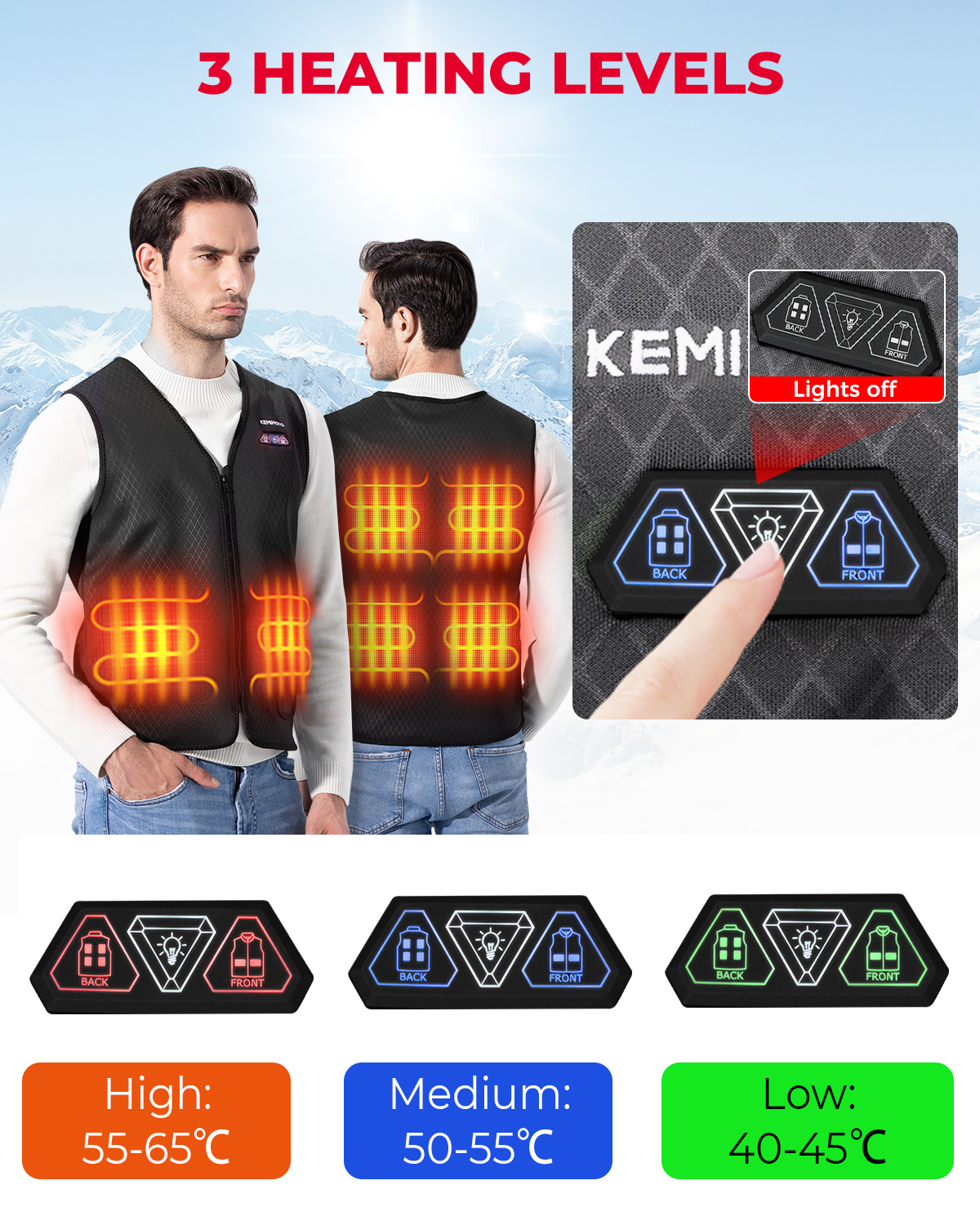 Lightweight Heated Vest USB Po – обзор и цена Heated Vest Battery