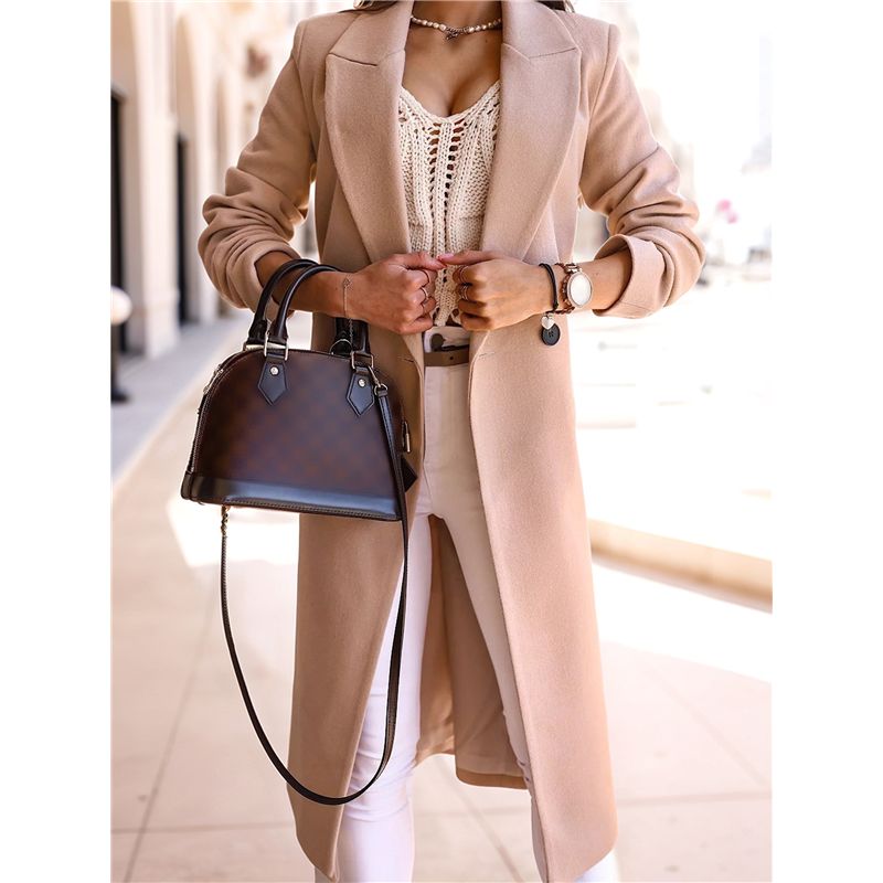 A24F-Women Long Wool Coats For – обзор и цена Wool Coat Peacoat