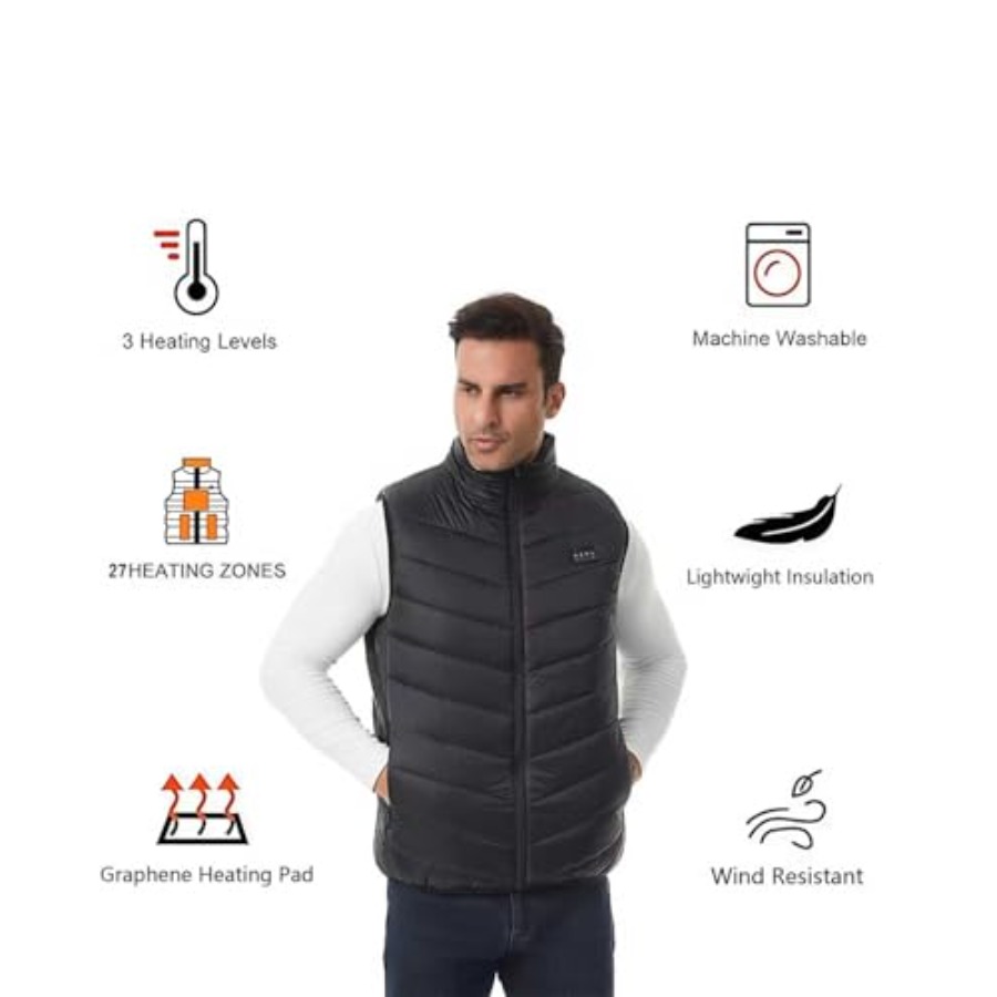 Heated Down Vest for and Wo wi – обзор и цена Heated Vest Battery