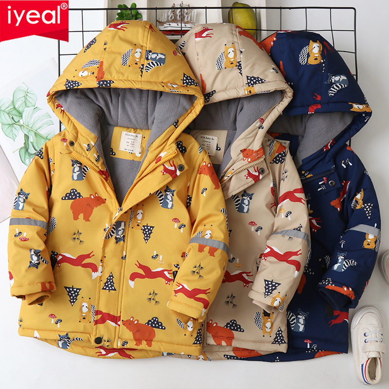 IYEAL Children's Coat Animals  – обзор и цена Flannel Shirt Lined
