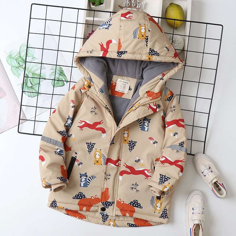 IYEAL Children's Coat Animals  – обзор и цена Flannel Shirt Lined