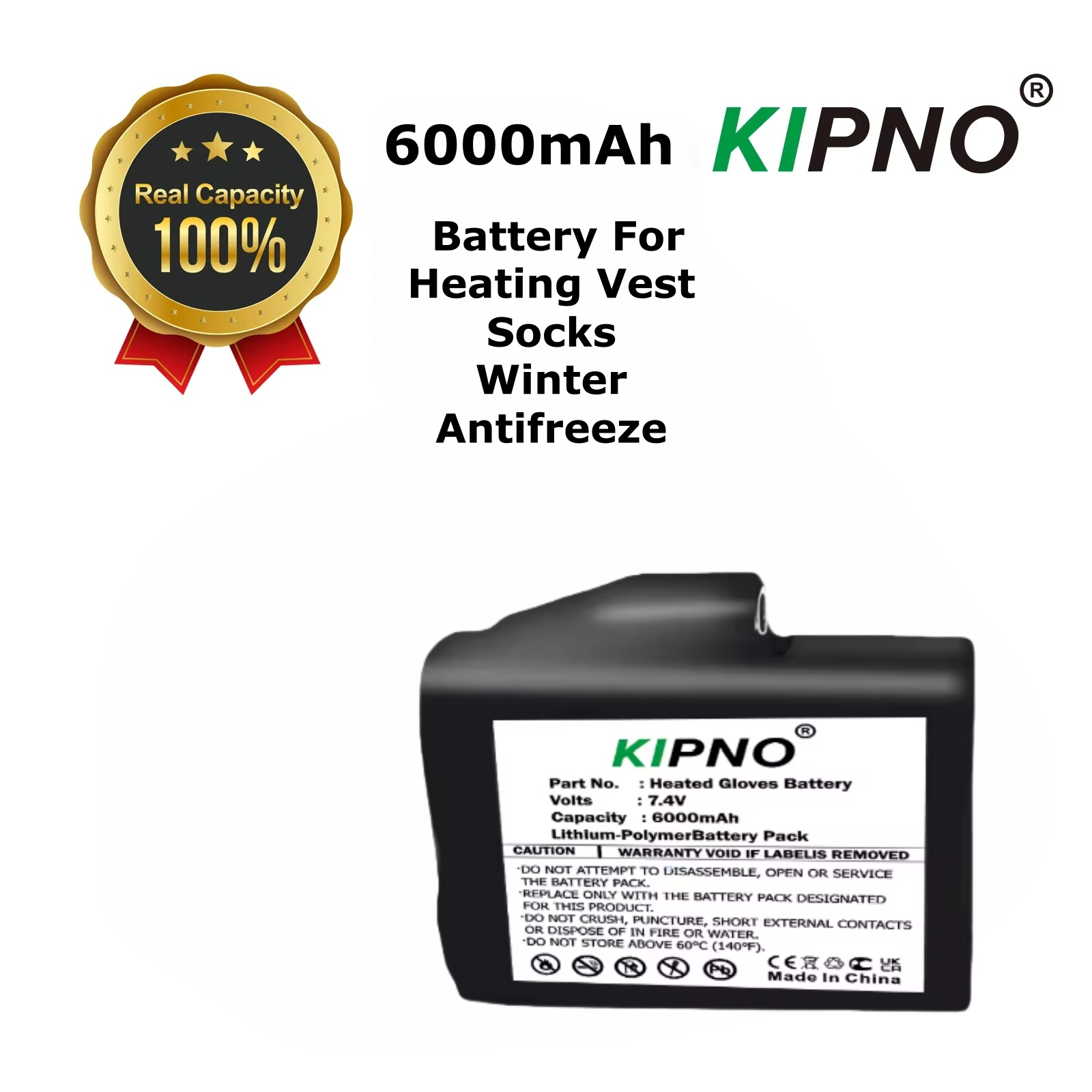 Heated Gloves Battery 7.4V 600 – обзор и цена Heated Vest Battery