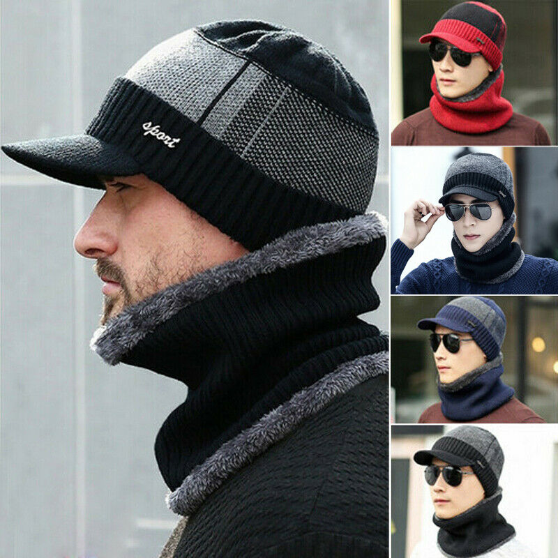 Winter Hat for Men Warm Brimle – обзор и цена Wool Scarf Men
