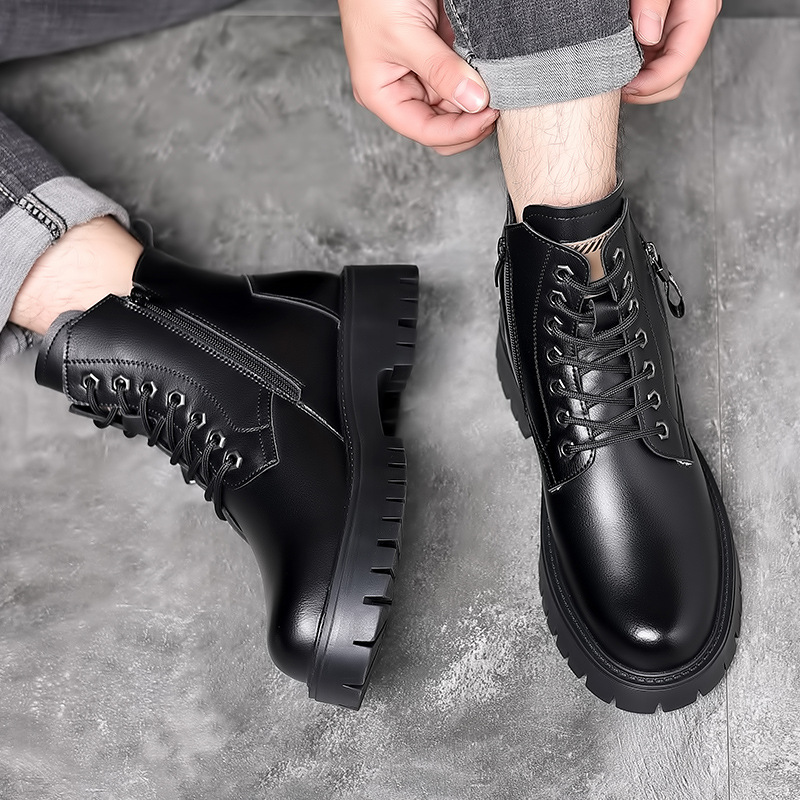 Men Classic Genuine Leather Bo – обзор и цена Waterproof Winter Boot