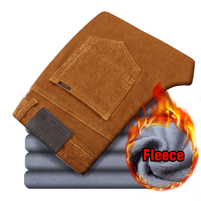 4 Colors Winter Men's Warm Cas – обзор и цена Corduroy Pant Warm
