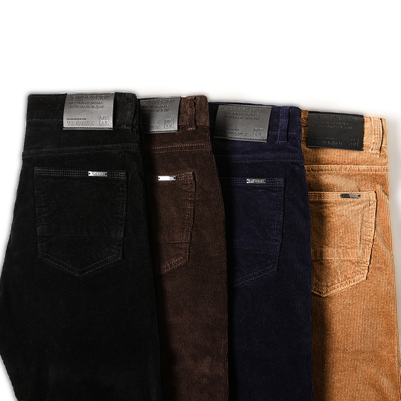 4 Colors Winter Men's Warm Cas – обзор и цена Corduroy Pant Warm