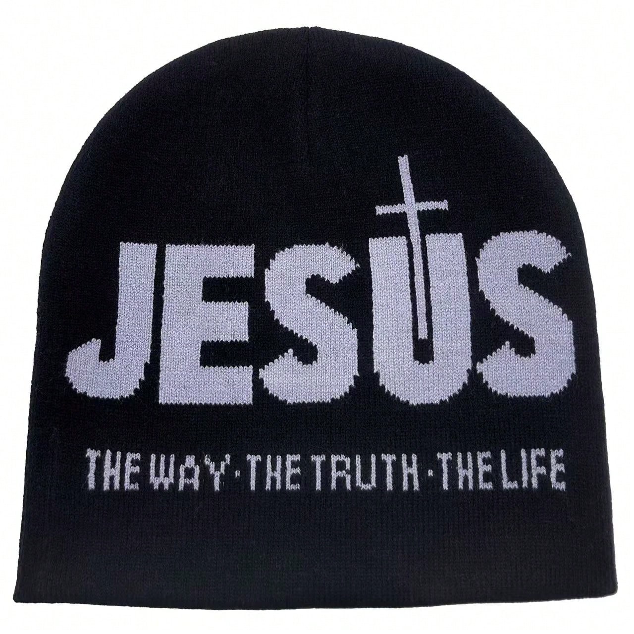 Letter Jacquard Knitted Beanie – обзор и цена Knit Beanie Hat Warm