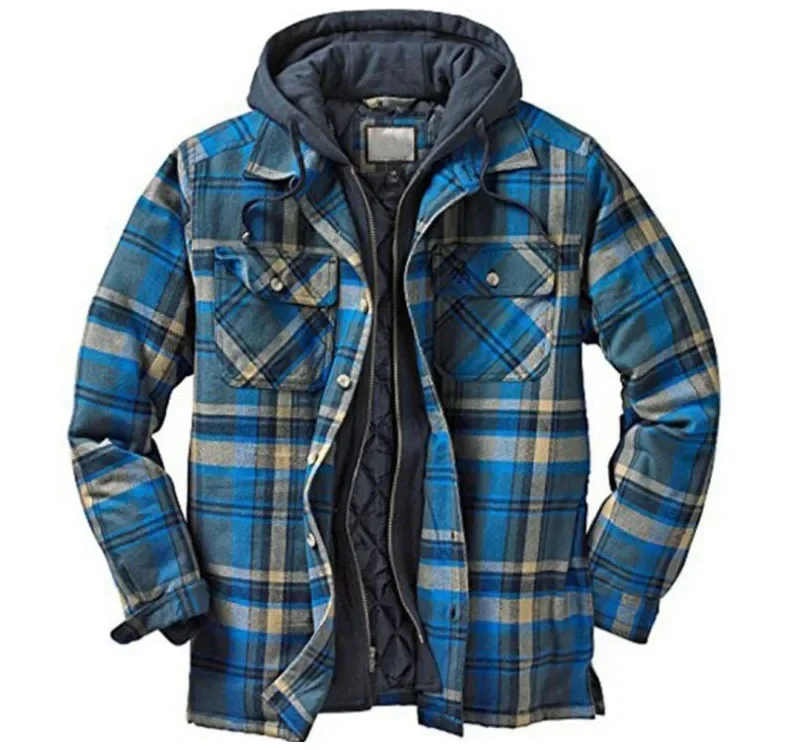 Mens Fleece Lined Flannel Plai – обзор и цена Flannel Shirt Lined
