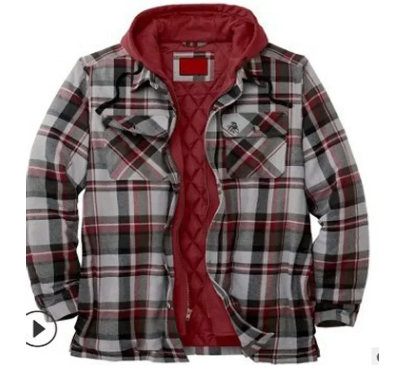 Mens Fleece Lined Flannel Plai – обзор и цена Flannel Shirt Lined
