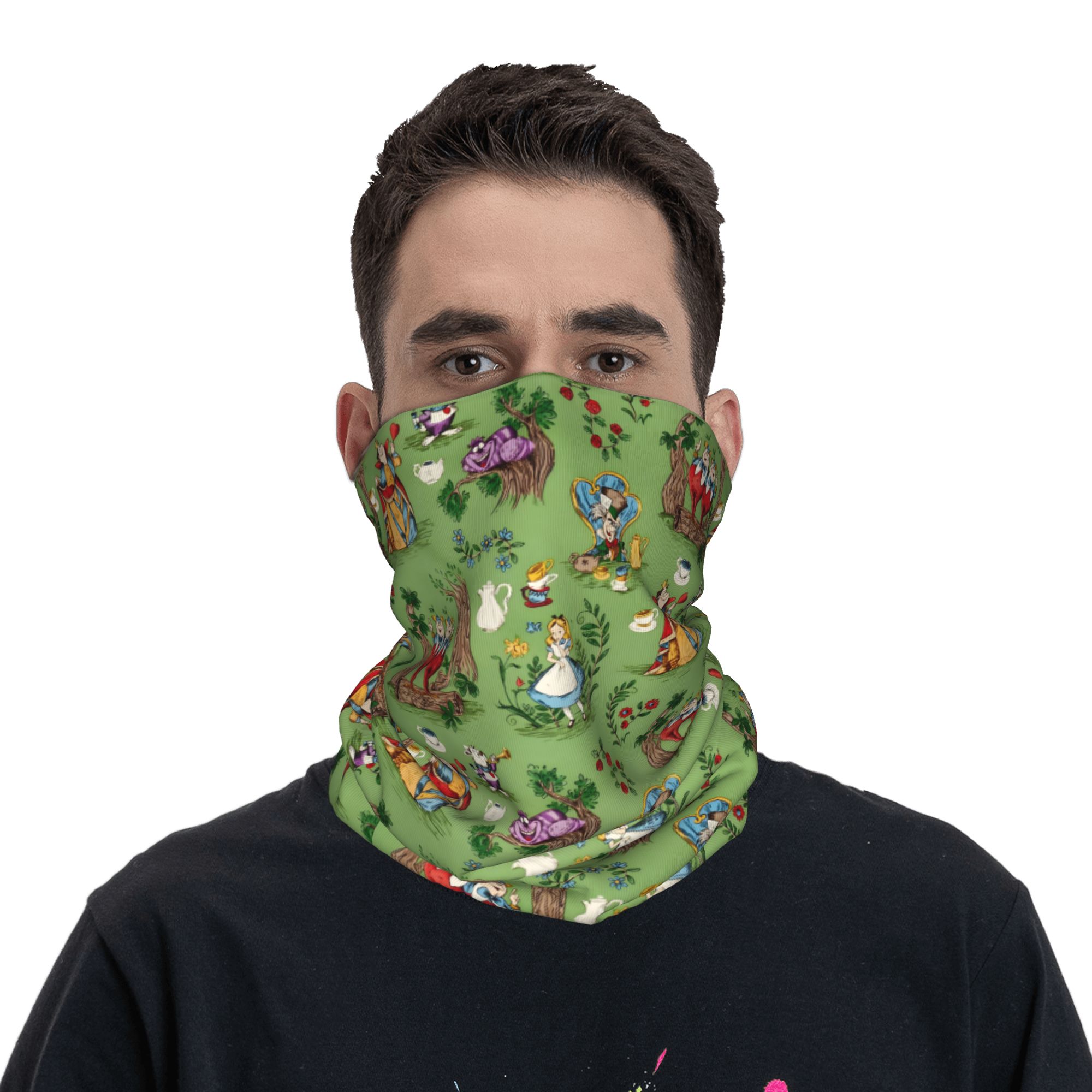Custom A-Alice in W-Wonderland – обзор и цена Neck Gaiter Fleece