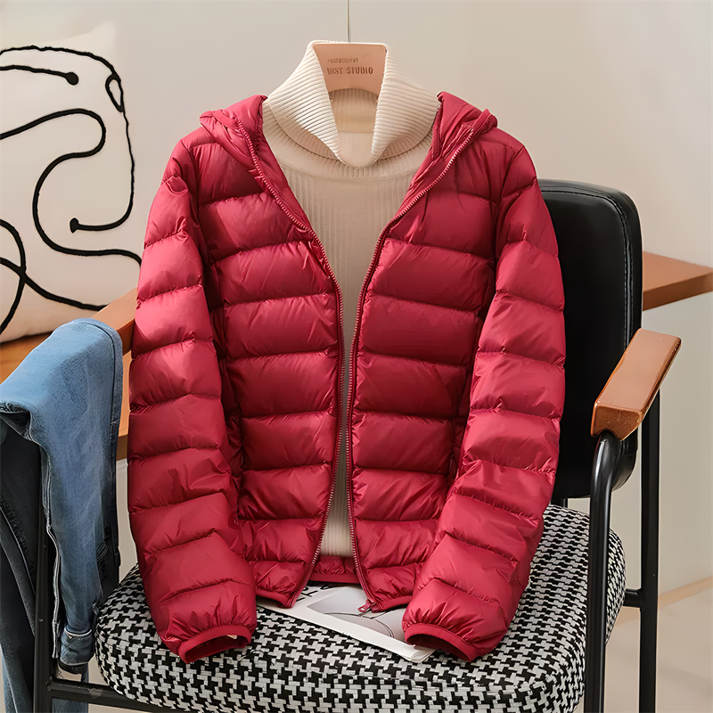 Plus Size Women Hooded Korean  – обзор и цена Down Jacket Packable