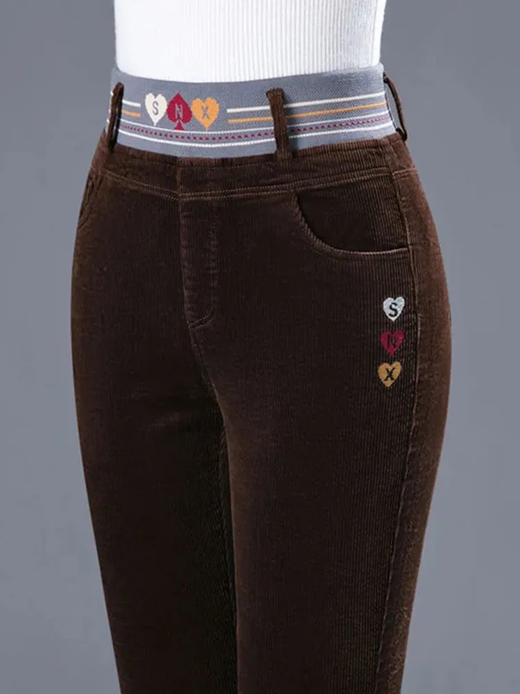 Winter Thicken Plush Lined Pen – обзор и цена Corduroy Pant Warm