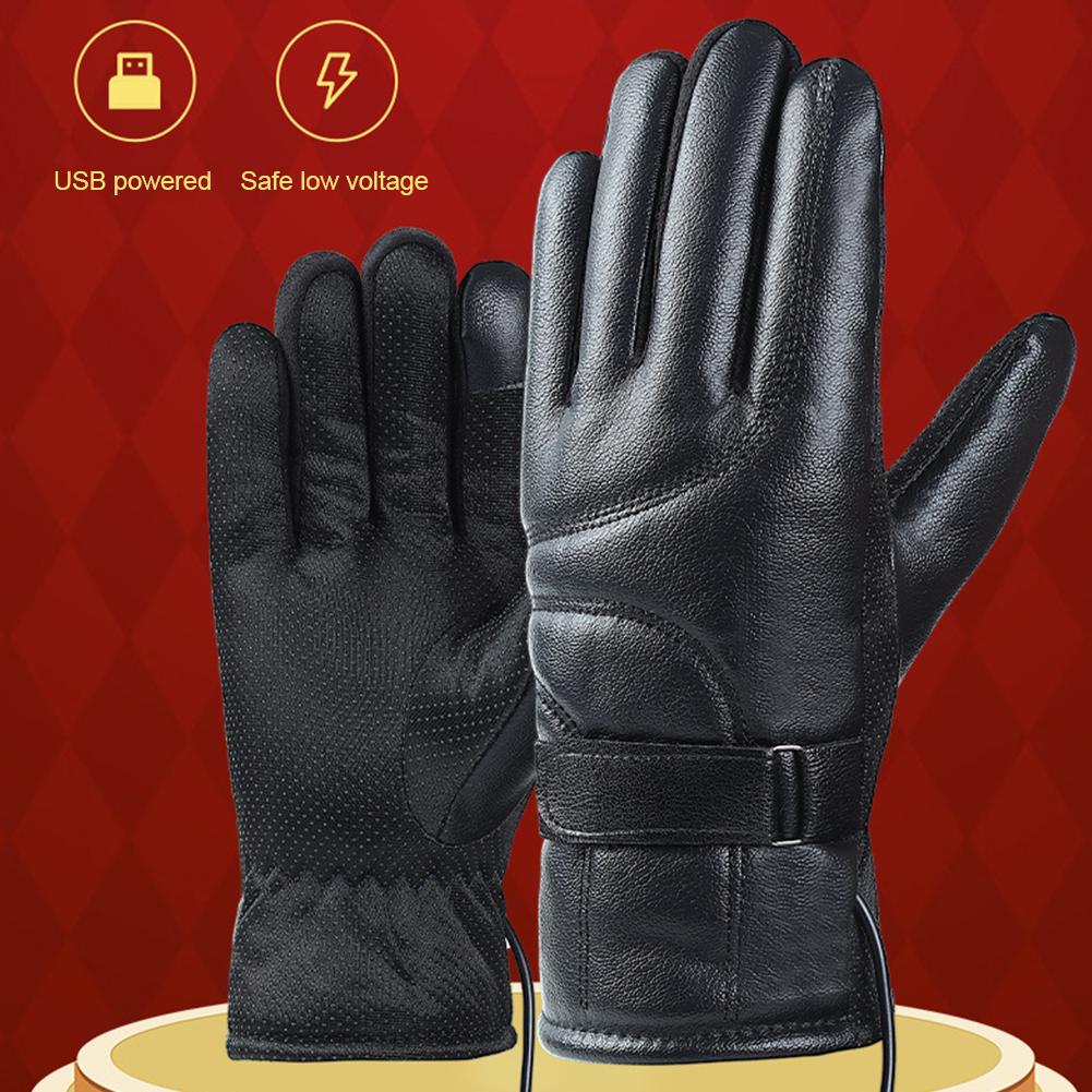 1 Pair USB Heating Gloves Rech – обзор и цена Touch Screen Gloves