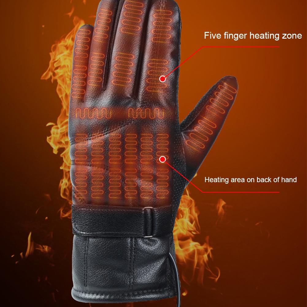 1 Pair USB Heating Gloves Rech – обзор и цена Touch Screen Gloves