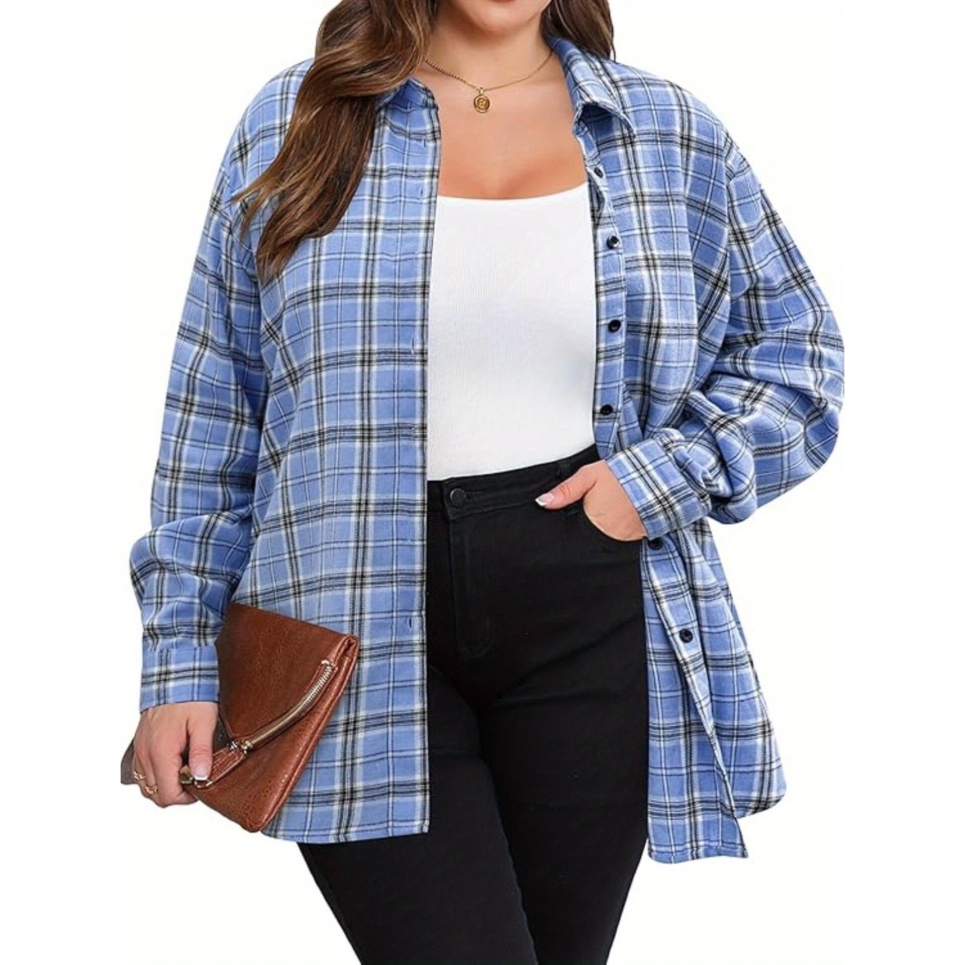 Warm Flannel Plaid Shirt Women – обзор и цена Flannel Shirt Lined