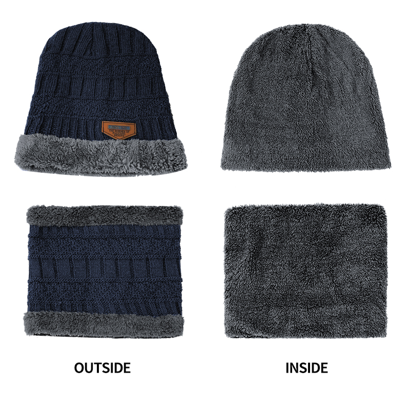New Winter Beanie Hat for Men  – обзор и цена Wool Scarf Men