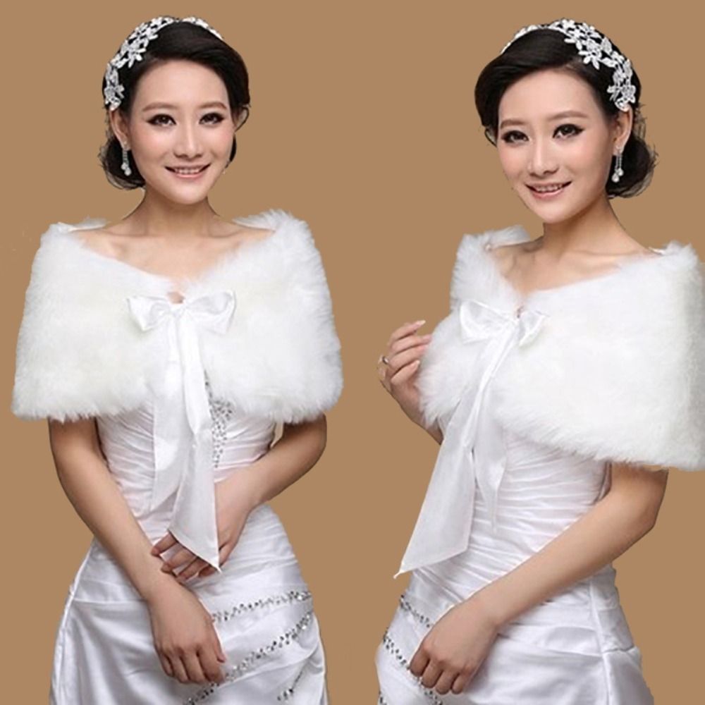 Winter Cape White Fur Shawl We – обзор и цена Shawl Wrap Winter