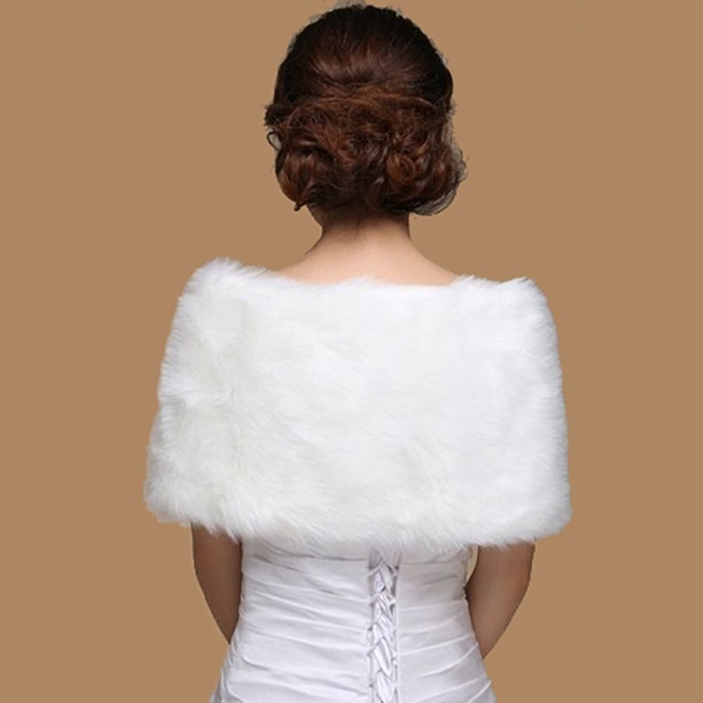 Winter Cape White Fur Shawl We – обзор и цена Shawl Wrap Winter