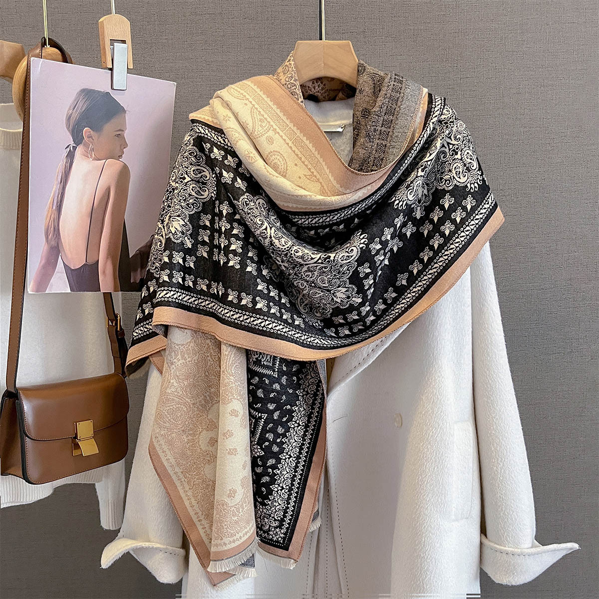 Winter Cashmere Scarf Women Lu – обзор и цена Cashmere Pashmina Wrap