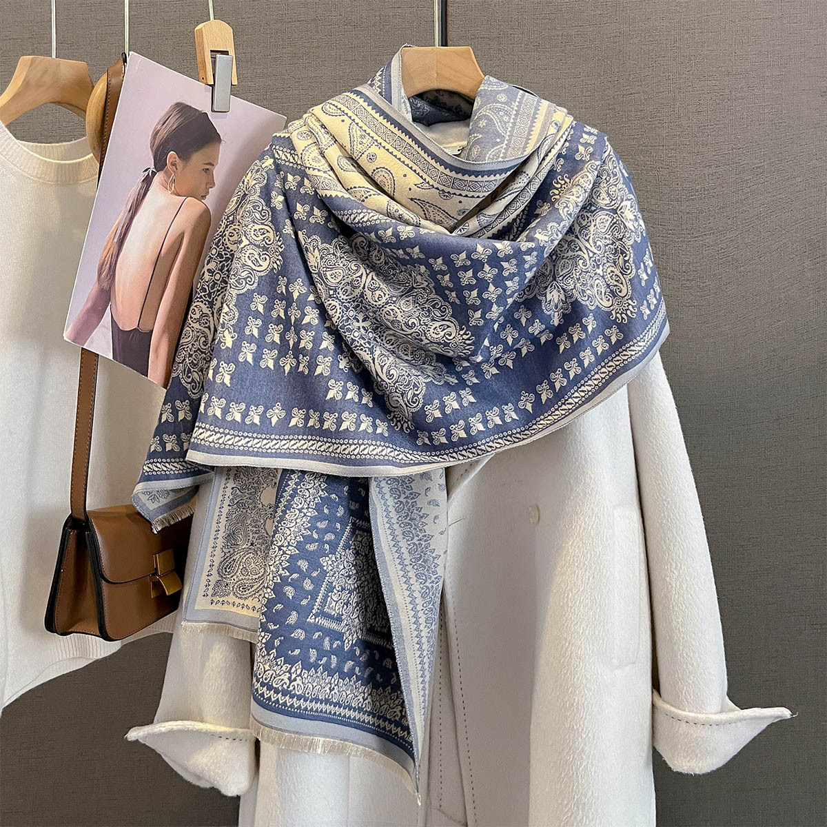 Winter Cashmere Scarf Women Lu – обзор и цена Cashmere Pashmina Wrap