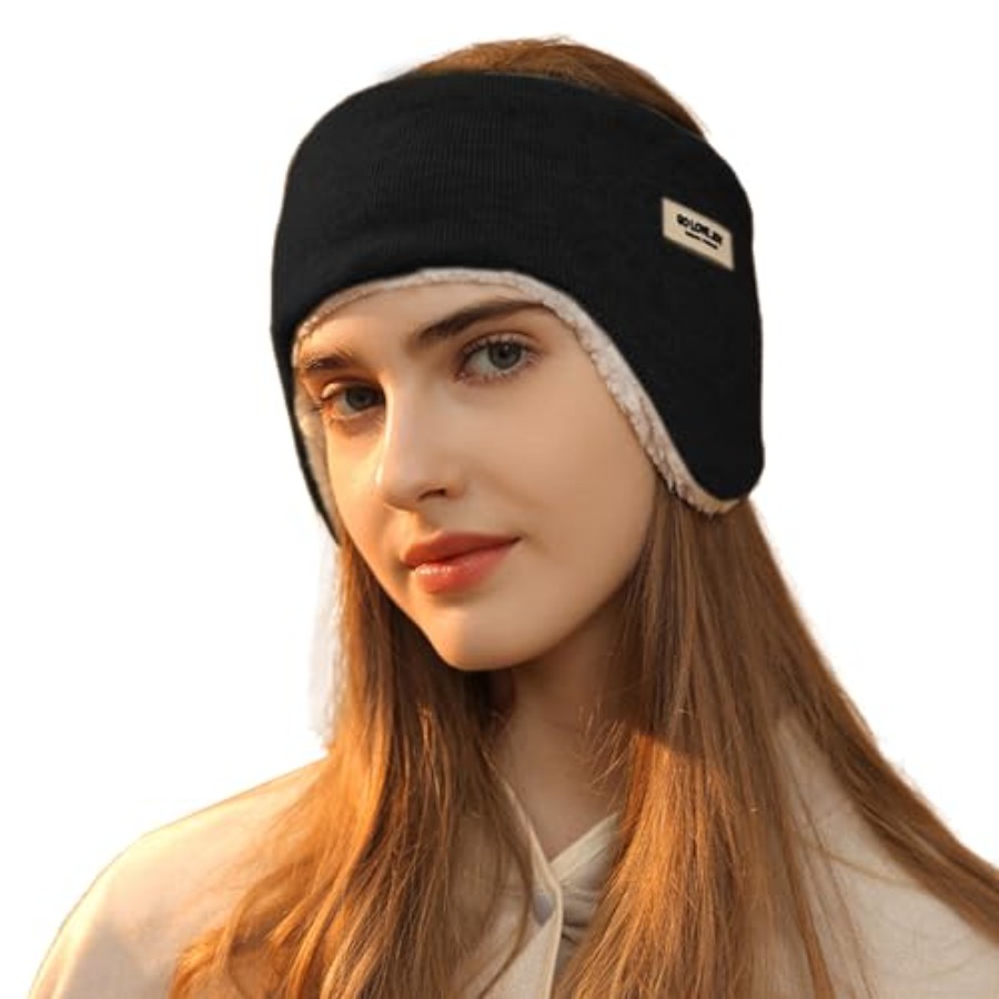 Ear Warmer Fuzzy Fleece Lined  – обзор и цена Fleece Ear Warmer Band