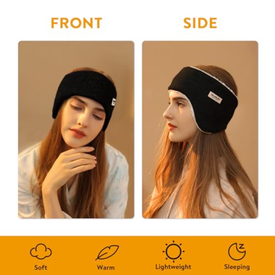 Ear Warmer Fuzzy Fleece Lined  – обзор и цена Fleece Ear Warmer Band