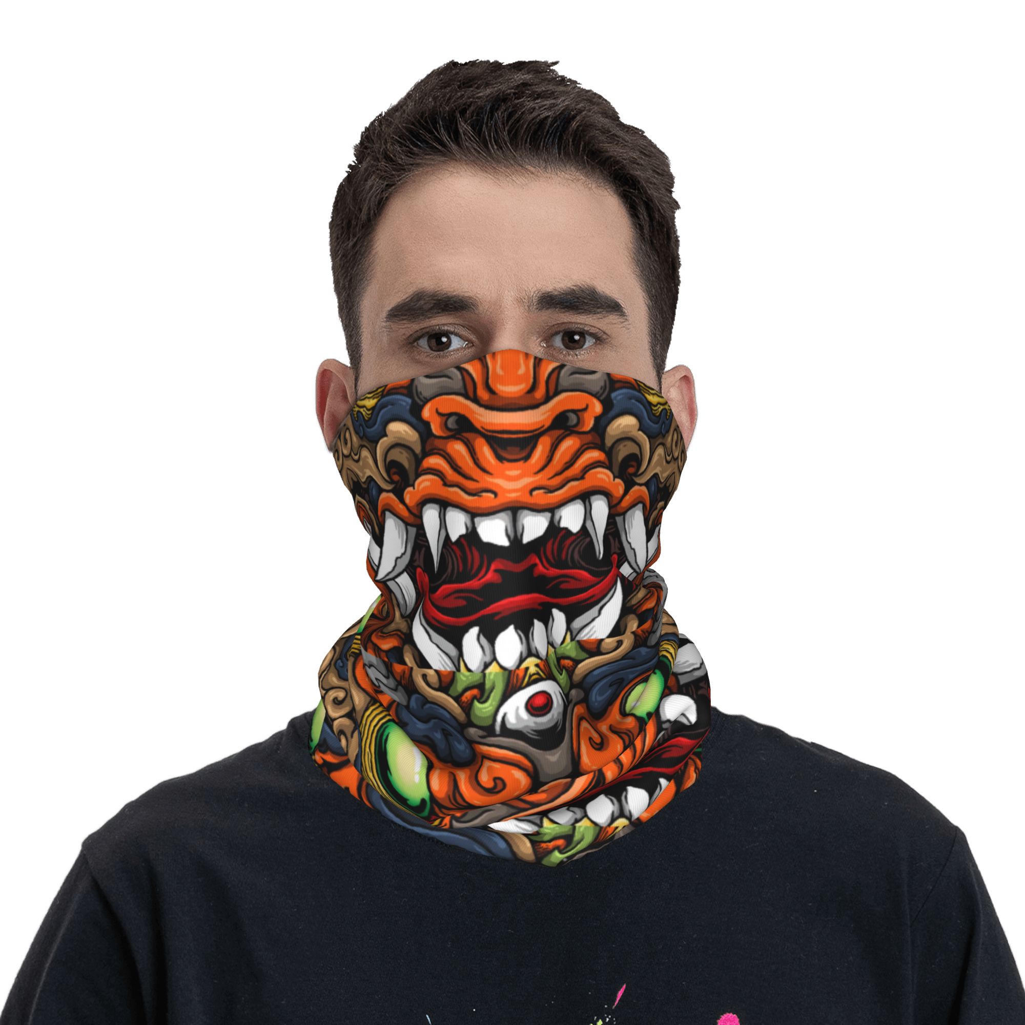 Custom Samurai Demon Oni Winte – обзор и цена Neck Gaiter Fleece