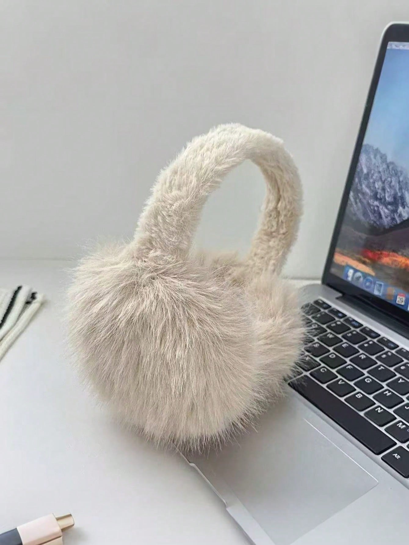 Fluffy Women's Ear Warmers, Fo – обзор и цена Earmuffs Foldable